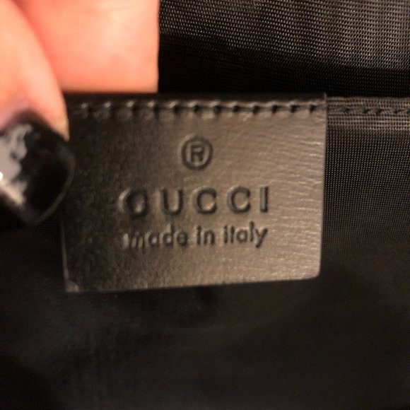 * ULTRA RARE * Gucci Hand Painted Padlock Clutch in Black - Picture 10 of 14